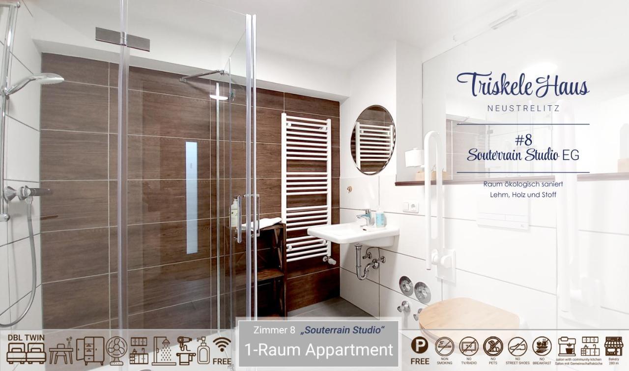 Triskele Haus - Oekologisches Gaestehaus Der Heilstaette Strelitz ノイシュトレーリッツ エクステリア 写真
